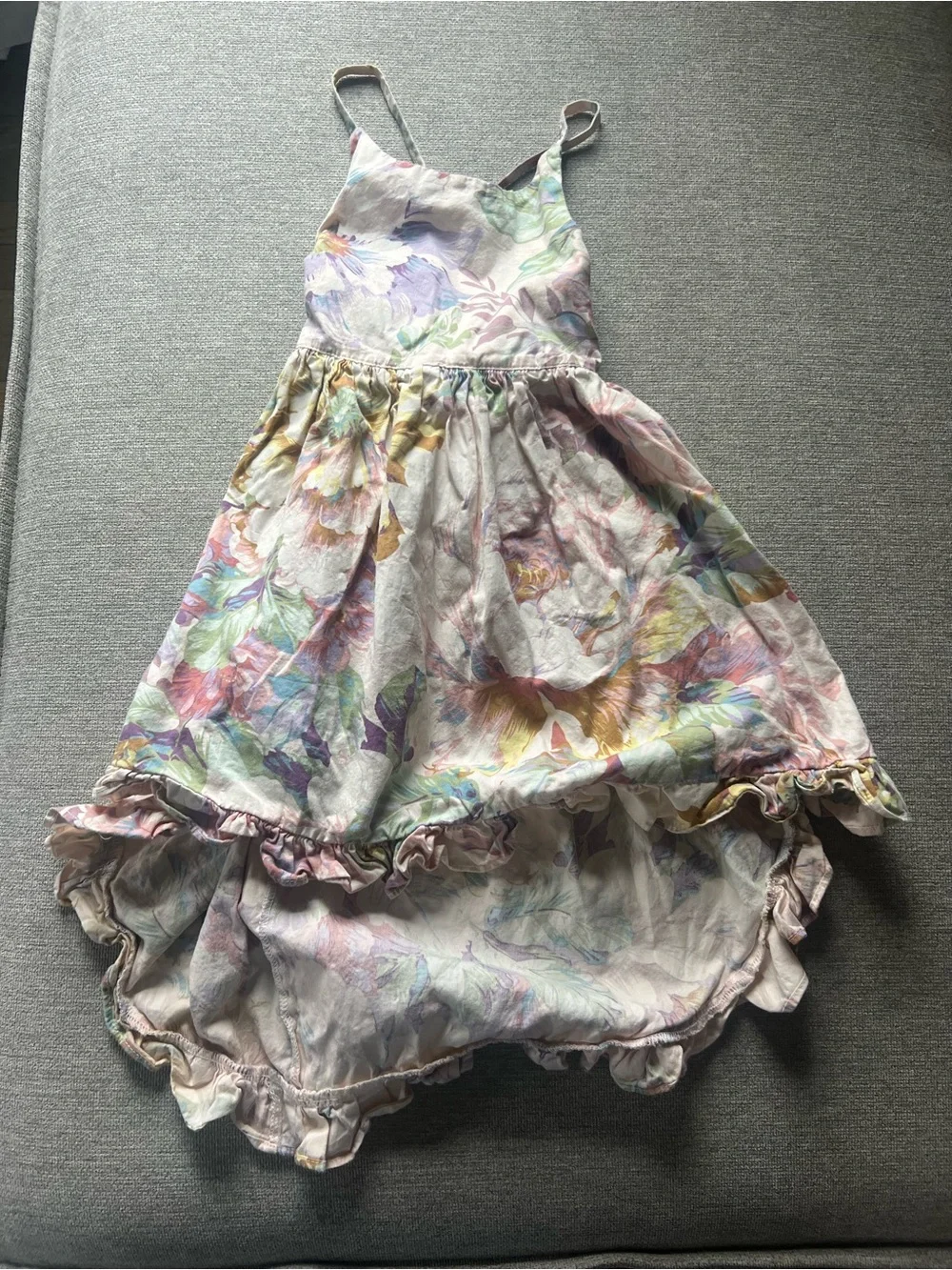 Toddler Girl Vintage Floral Summer Dress